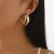 E brief fashion multilayer earrings woman  personality ear stud fashion Metal temperament Earring