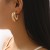E brief fashion multilayer earrings woman  personality ear stud fashion Metal temperament Earring