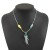 blue flower wind starfish necklace stainless steel gilded temperament necklace woman