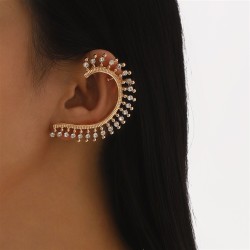 E occidental style trend personality diamond  exaggerating geometry new ear st..
