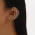 E occidental style trend personality diamond  exaggerating geometry new ear stud