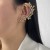 E occidental style trend personality diamond  exaggerating geometry new ear stud