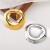 stainless steel retro Irregular geometry Round brooch creative personality Suit
