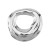 stainless steel retro Irregular geometry Round brooch creative personality Suit