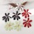 E  personality trend Alloy enamel exaggerating flowers ear stud  summer wind temperament Earring