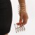 exaggerating Metal personalityV Stripe opening width surface bangle  fashion Metal bangle