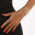 exaggerating Metal personalityV Stripe opening width surface bangle  fashion Metal bangle