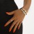 fashion geometry opening Metal high bangle ring samll brief personality