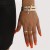 fashion geometry opening Metal high bangle ring samll brief personality