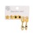 EI wind stainless steel earrings eyes cross pendant set temperament retro earring