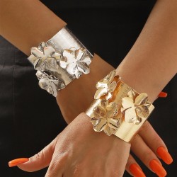 new Metal bangle flowers temperament width personality high