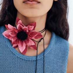 E  exaggerating multilayer color flowers summer leisure wind earrings brief fa..