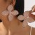E personality creativeins flowers fully-jewelled earrings woman  fashion exaggerating Earring