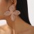 E personality creativeins flowers fully-jewelled earrings woman  fashion exaggerating Earring