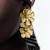 E same style flowers splice ear stud  exaggerating personality high all-Purpose temperament Earring
