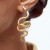 E retro snake personality earrings  temperament high Alloy Earring