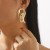 E fashion Earring  samll brief personality swan Alloy textured earrings woman