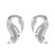 E fashion Earring  samll brief personality swan Alloy textured earrings woman