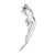 stainless steel surface brooch woman  samll high Suit