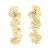 E flowers earrings woman Bohemian style multilayer Alloy flowers earring Earring