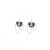 occidental style Halloween black skull love tassel earrings woman personality wind samll fashion Earring