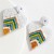 summer day ethnic style love beads earrings Bohemian style samll high earringins wind personality Earring
