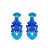 occidental style creative Acrylic resin earrings personality wind exaggerating Earring earring