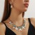 summer day beach starfish woman necklace earrings set Shells mixing more elements two set