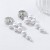 occidental style imitate Pearl medium Pearl hollow tassel multilayer earrings fashion Bohemian style