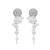 occidental style imitate Pearl medium Pearl hollow tassel multilayer earrings fashion Bohemian style
