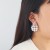 occidental style retro diamond multilayer earrings fashion imitate Pearl woman hollow