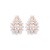occidental style retro diamond multilayer earrings fashion imitate Pearl woman hollow