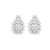occidental style retro diamond multilayer earrings fashion imitate Pearl woman hollow