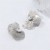 occidental style Metal diamond flowers petal ear stud fashion wind hollow earrings lady