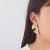 occidental style exaggerating Irregular woman fashion earrings MetalI personality petal