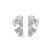 occidental style exaggerating Irregular woman fashion earrings MetalI personality petal