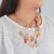 same style handmadeDIY imitate Pearl multilayer flowers starfish lovely beach summer necklace