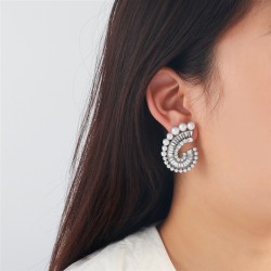 occidental style exaggerating imitate Pearl fully-jewelled fashion samll style..