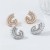 occidental style exaggerating imitate Pearl fully-jewelled fashion samll style earrings Irregular ear stud