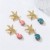 occidental style wind starfish summer beach wind earrings lady resin samll fashion Earring
