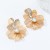 occidental style flowers hollow diamond multilayer highins wind earrings exaggerating gilded ear stud