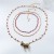 occidental style exaggerating multilayer beads weave chain long necklace Alloy animal