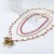 occidental style exaggerating multilayer beads weave chain long necklace Alloy animal