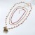 occidental style exaggerating multilayer beads weave chain long necklace Alloy animal