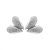 occidental style exaggerating textured samll love Metal high earrings temperament ear stud