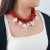 occidental style color branch multilayer imitate Pearl handmade establishment necklace beads twining brief leisure
