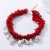 occidental style color branch multilayer imitate Pearl handmade establishment necklace beads twining brief leisure