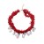 occidental style color branch multilayer imitate Pearl handmade establishment necklace beads twining brief leisure