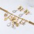 occidental style love butterfly petal starfish multilayer necklace earrings set beach summer wind imitate Pearl
