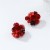 occidental style exaggerating three-dimensional flowers multilayer personality earrings handmade weave woman samll